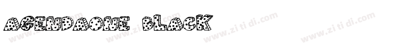 AgendaOne Black字体转换